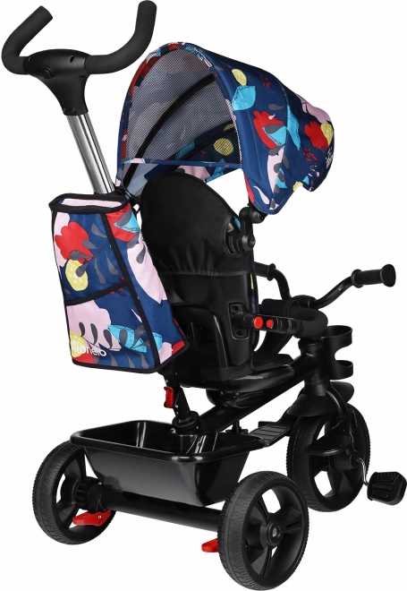 LIONELO Tříkolka 2v1 Haari – Blue Navy