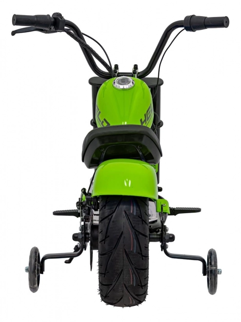 Chopper Warrior Zelený motocykl