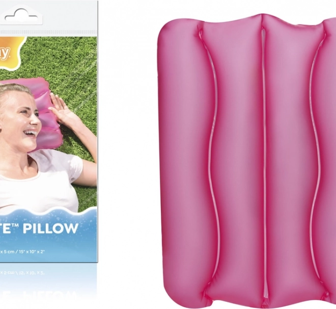 Nafukovací polštář Bestway Růžový 38 x 25 cm