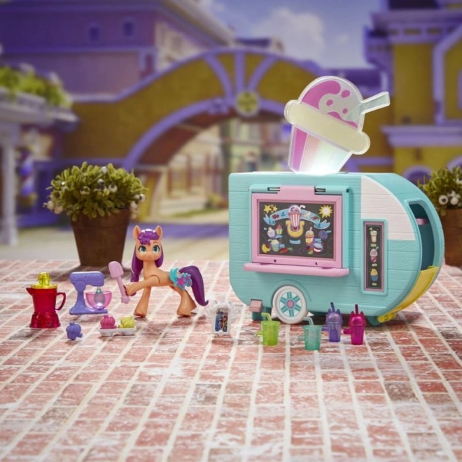 My Little Pony Sunny a vůz se smoothie