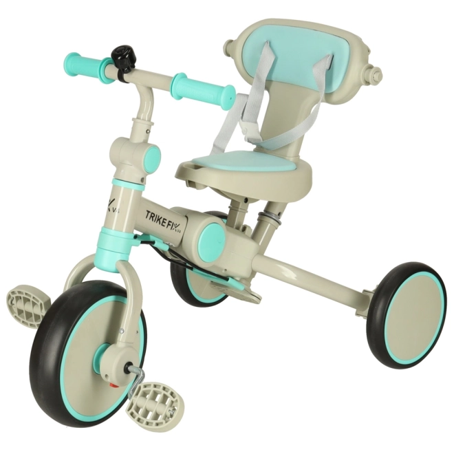 Tříkolka TRIKE FIX V4 se stříškou – Modrošedá