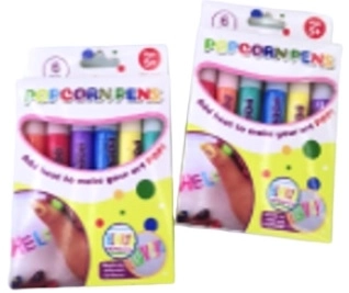 Popcornové kouzelné fixy 3D efekt