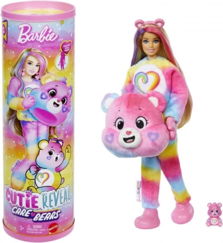 Barbie Cutie Reveal Starostliví medvídci Série 2 Růžová