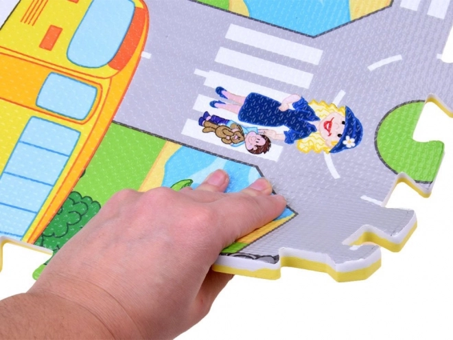 Pěnová podložka street puzzle EVA ZA2510