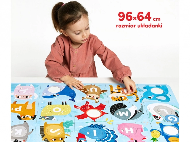 CzuCzu velké puzzle s dírkou Abeceda