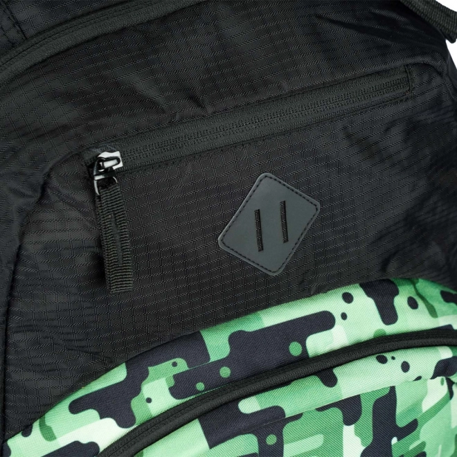 Sada BAAGL Coolmate Green: batoh, penál, sáček