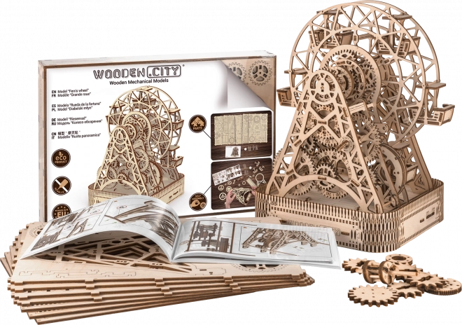 WOODEN CITY 3D puzzle Ruské kolo 470 dílů