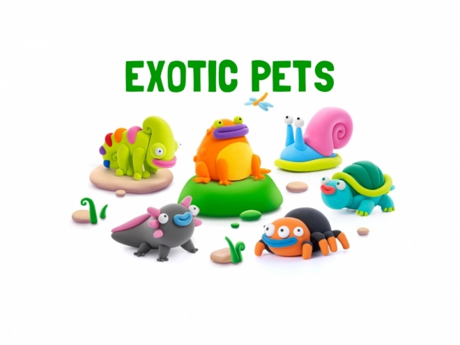 Hey Clay Exotic Animals 15 plechovek