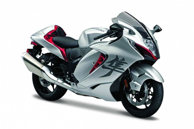 Kovový model motocyklu Suzuki Hayabusa 2022 1/12