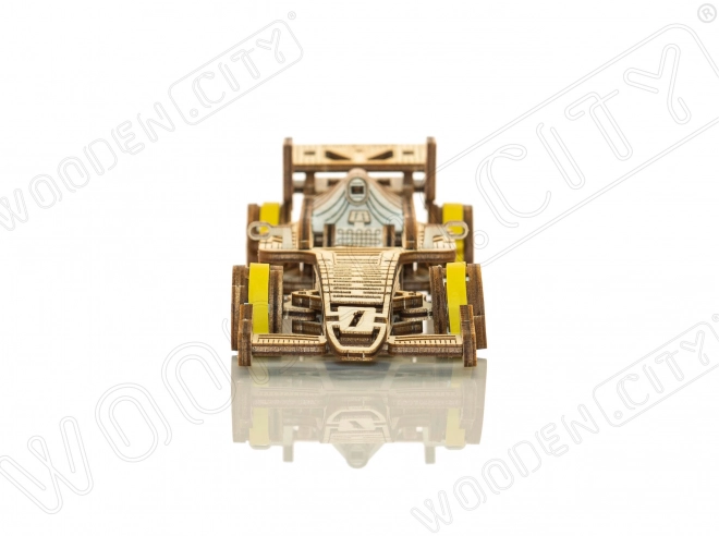 WOODEN CITY 3D puzzle Závodní vůz Bolid 108 dílů