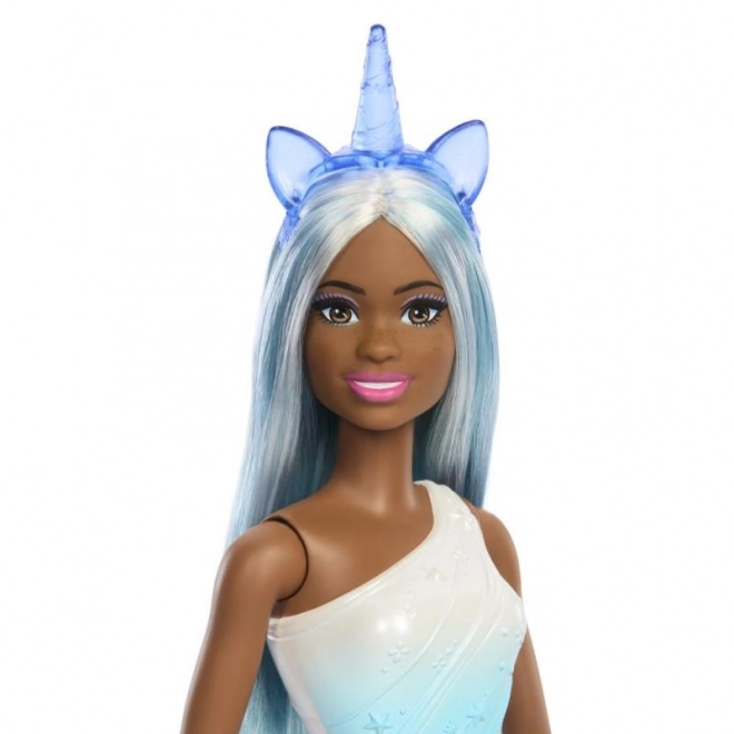 Barbie pohádková víla jednorožec – Modrý obleček