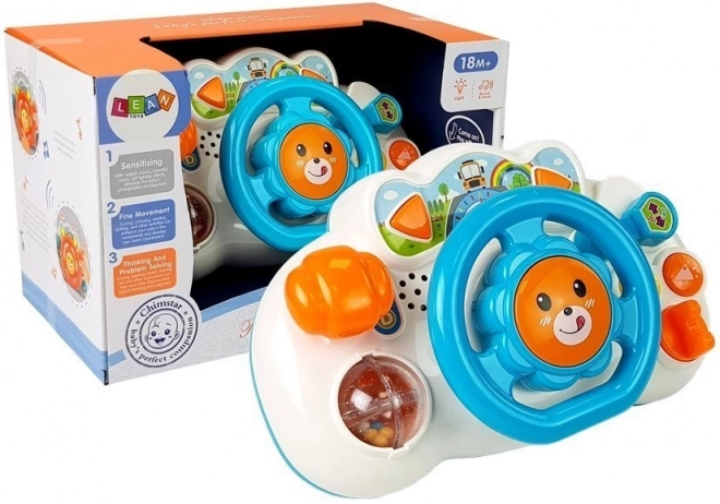 Interaktivní vzdělávací volant Baby Blue