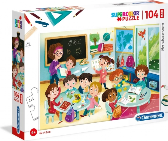 Puzzle maxi 104 dílků Moje třída CLEMENTONI