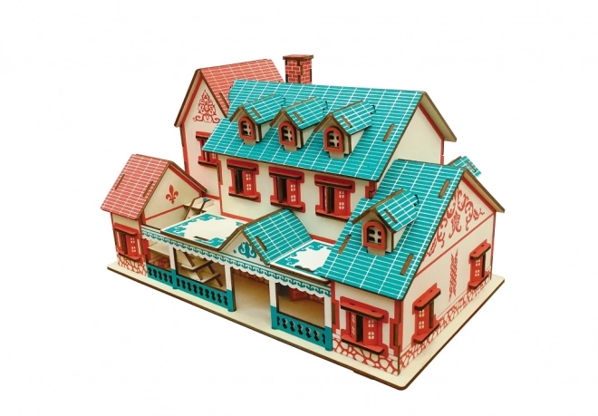 Woodcraft dřevěné 3D puzzle Vila Narat