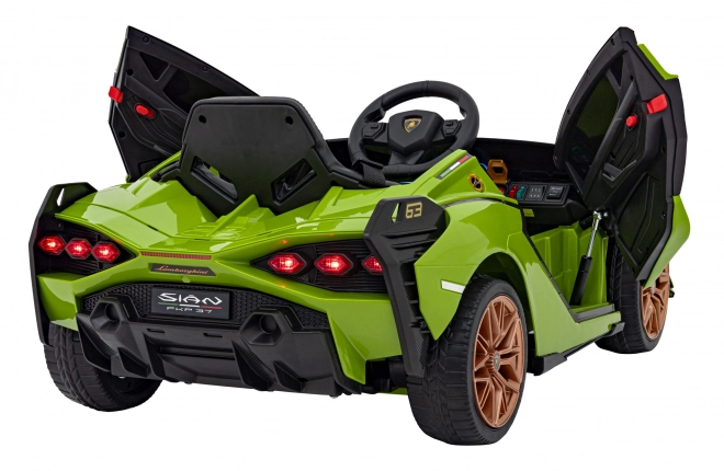 Lamborghini SIAN dětské auto na baterii s ovladačem – Zelené