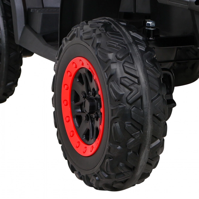Čtyřkolka XT-Speed pro děti Červená + 4x4 + EVA + pomalý start + rádio MP3 + LED dioda