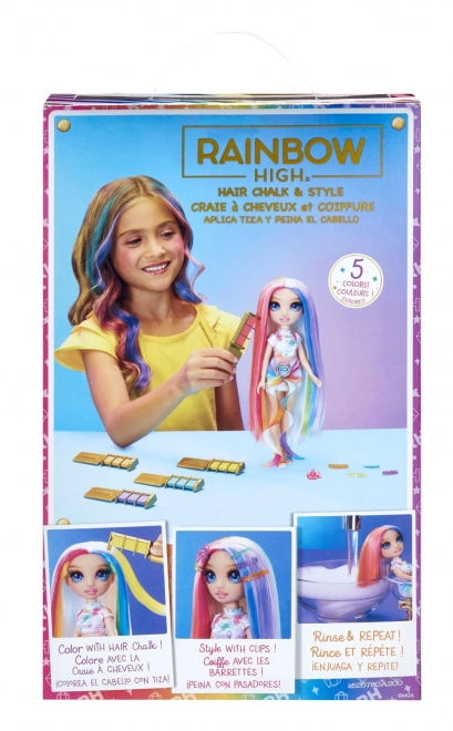 Rainbow High panenka s křídami do vlasů