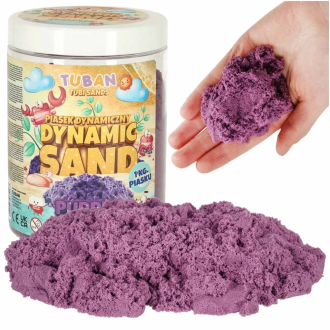Dynamický písek Tuban 1 kg – Fialový