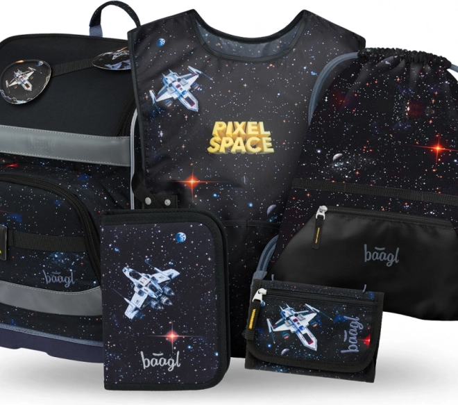 Školní set Zippy Plus Pixel Space od Baagl