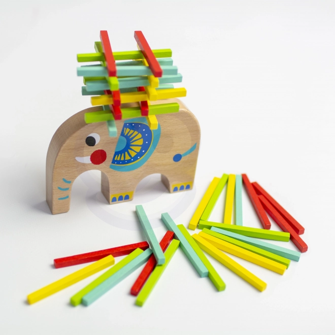 Sada her zručnosti se slonem TOOKY TOY - 46 dílků