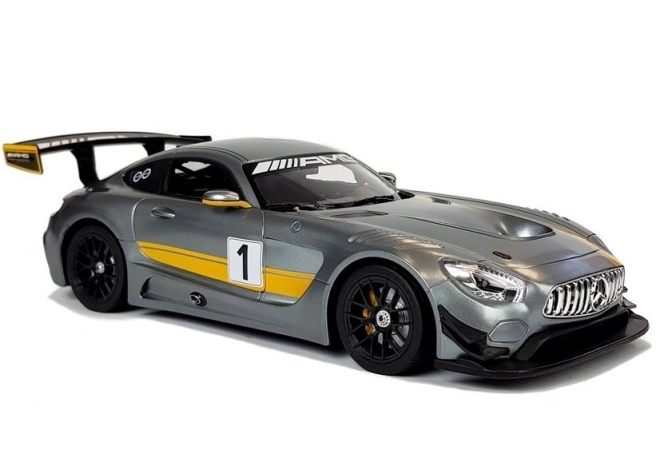 R/C auto Mercedes-AMG GT3 Rastar 1:14 šedé na dálkové ovládání