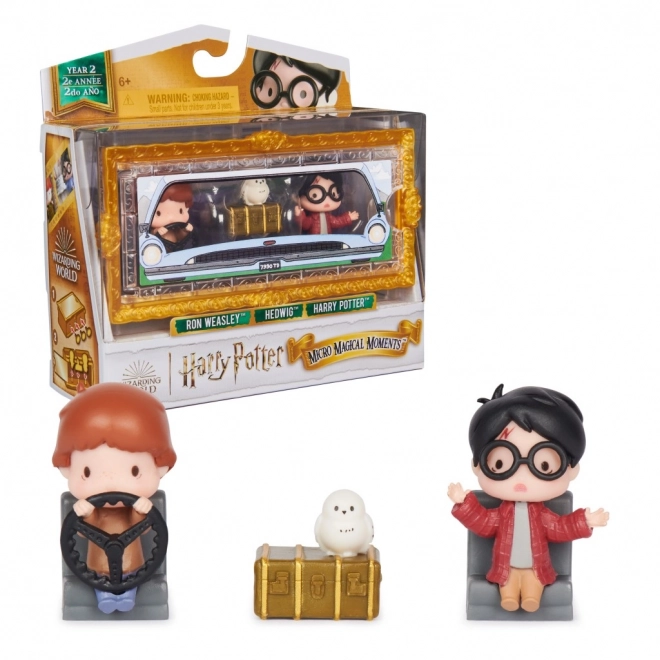 Harry Potter sada mini figurek Harry a Ron s doplňky