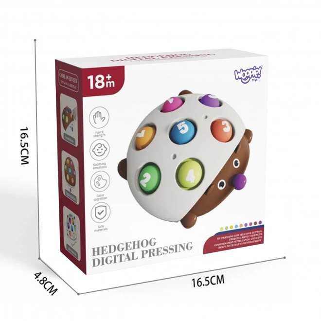 Ježek Pop-it s čísly WOOPIE Fidget Toys