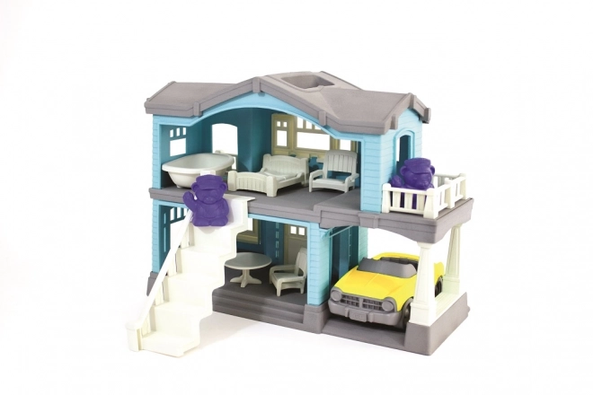 Domeček pro Panenky Green Toys Modrý