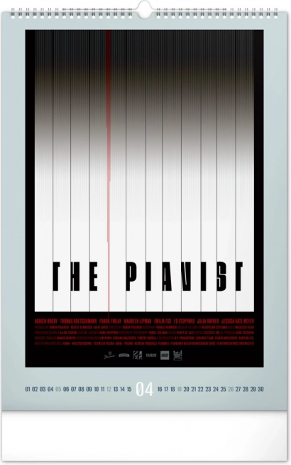 Nástěnný kalendář Alternativní filmové plakáty 2026