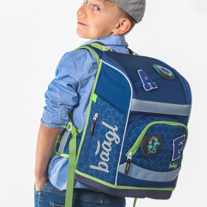 Školní aktovka Zippy plus s motivem fotbalového míče