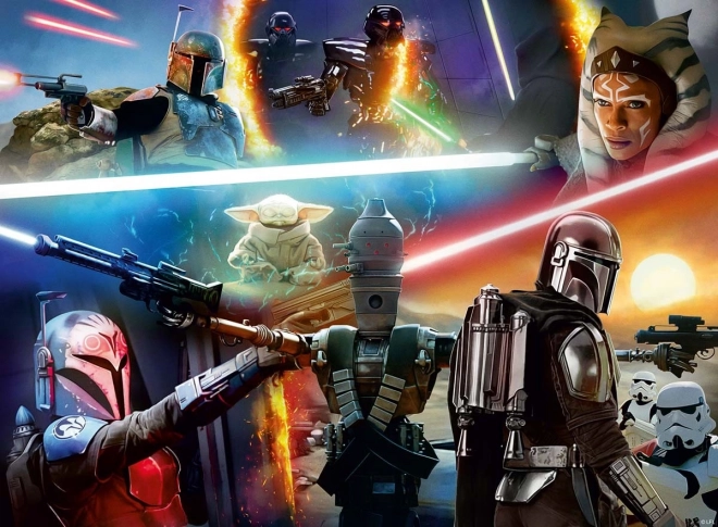 Dětské 2D puzzle Mandalorian 300 dílků