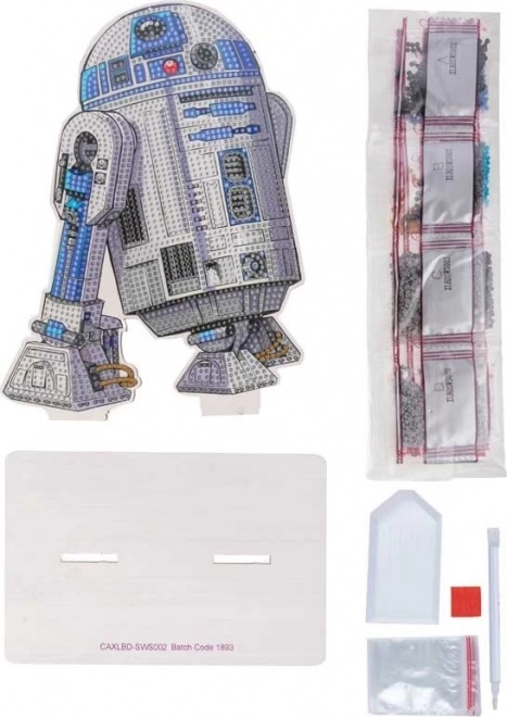 Diamantové malování XL Star Wars: R2-D2