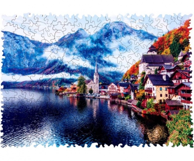 Dřevěné puzzle Halštatské jezero 250 dílků