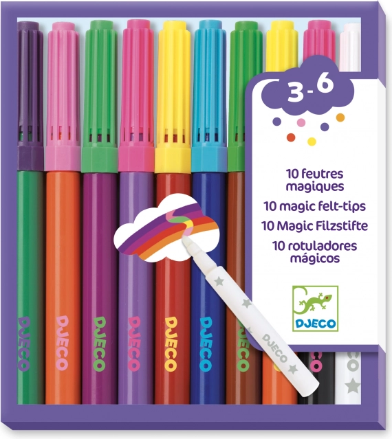 Djeco 10 kouzelných fixů