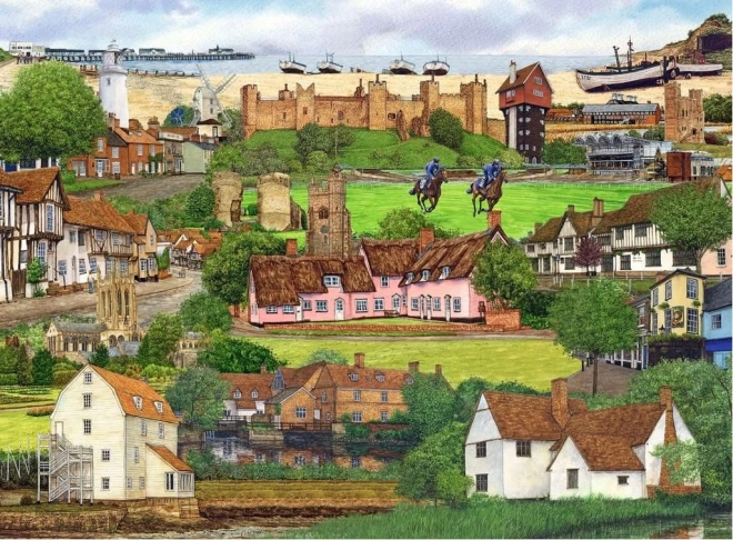 Ravensburger puzzle Útěk do Suffolku 500 dílků