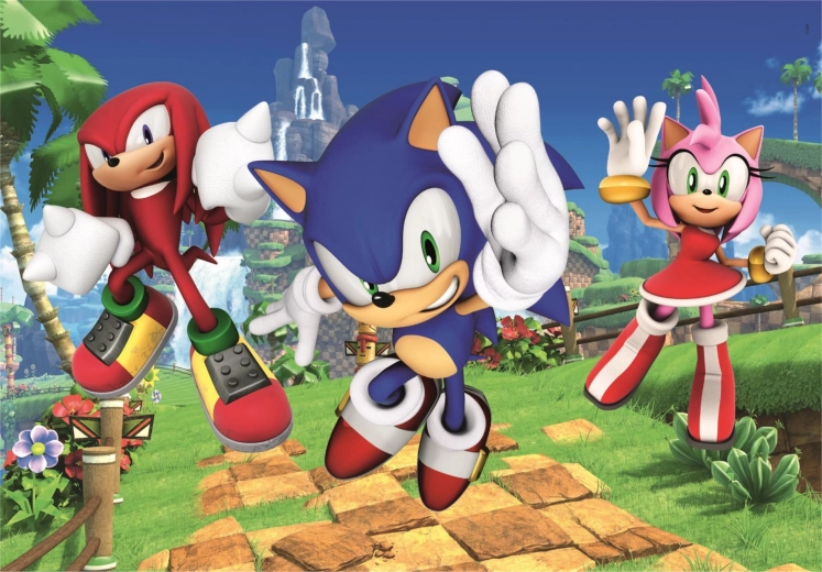 Puzzle 104 dílků SONIC