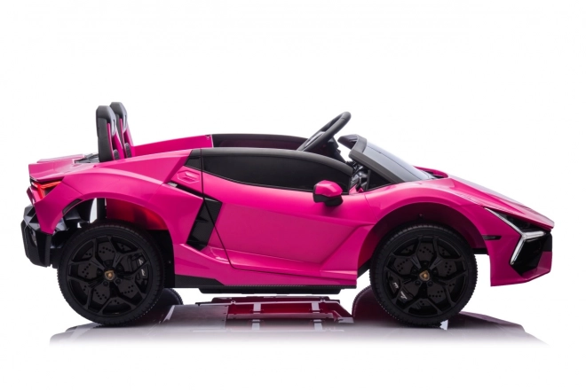 Růžový děti elektrické auto Lamborghini Revuelto XL
