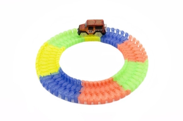 Svítící autodráha 220 ks