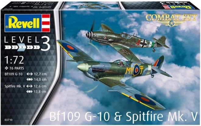 BF109G-10 & Spitfire MK.V Překližková stavebnice