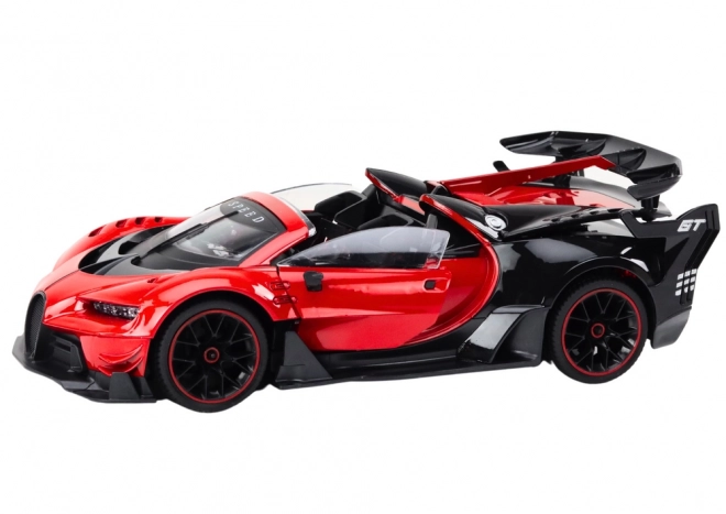RC sportovní auto 1:12 otevírací dveře červené