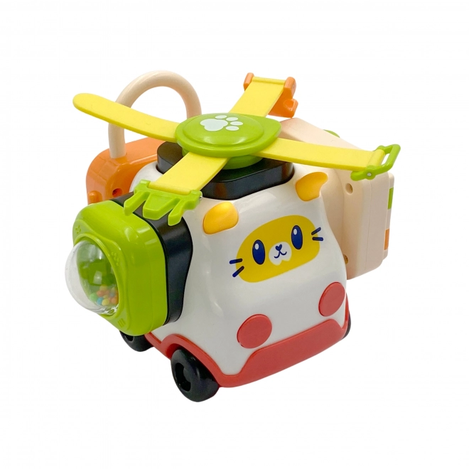 Woopie Montessori stavebnice auto kočka pro děti