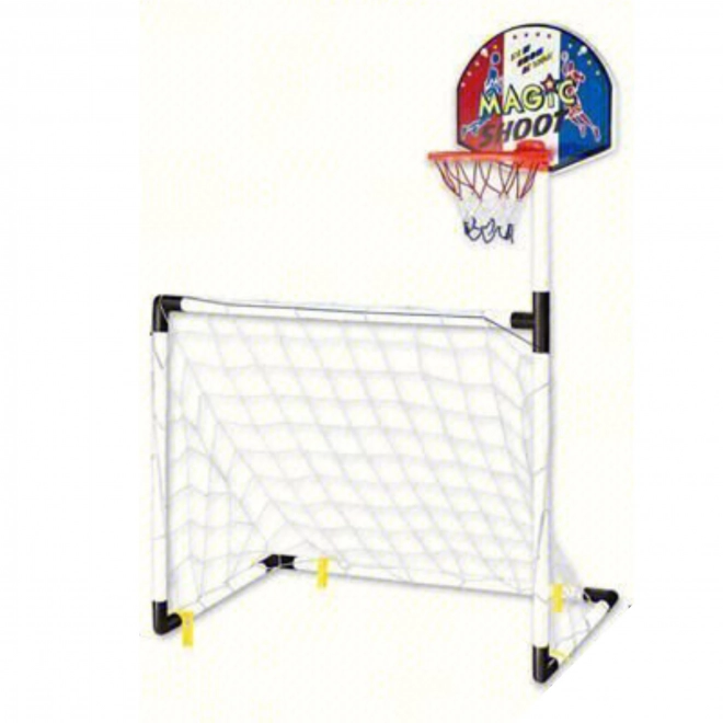 Dětský sportovní set 2v1 Basketbal a Fotbal Woopie