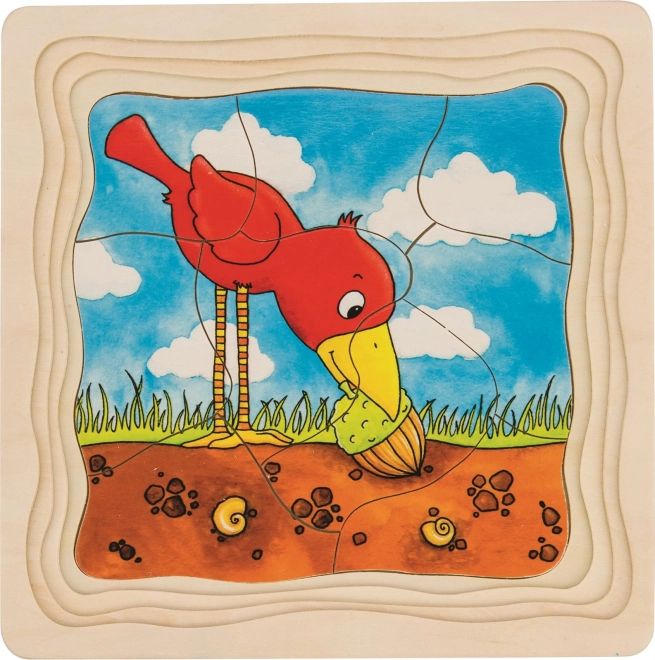Vývojové dřevěné puzzle Strom GOKI