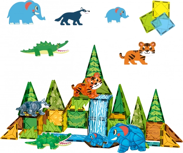 Kreativní stavby s pohyblivým vodopádem