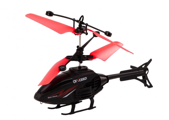 Dálkově ovládaná helikoptéra RC Gyroskop – červená