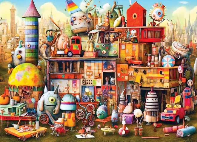 Eurographics puzzle Nepovedené hračky XL 500 dílků