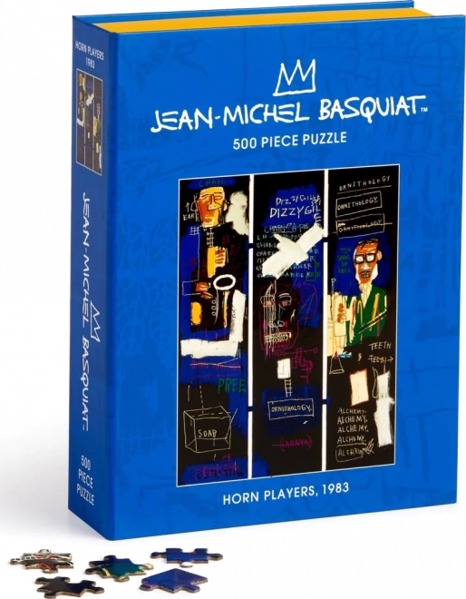 Puzzle Basquiat: hráči na lesní roh 500 dílků