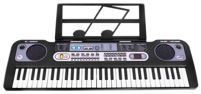 Dětský klávesový syntezátor s mikrofonem a USB