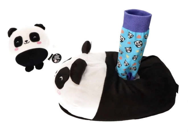 Plyšové pantofle Pandastic