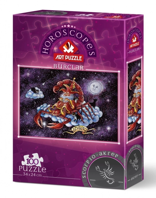 Puzzle znamení zvěrokruhu: štír, 100 dílků
